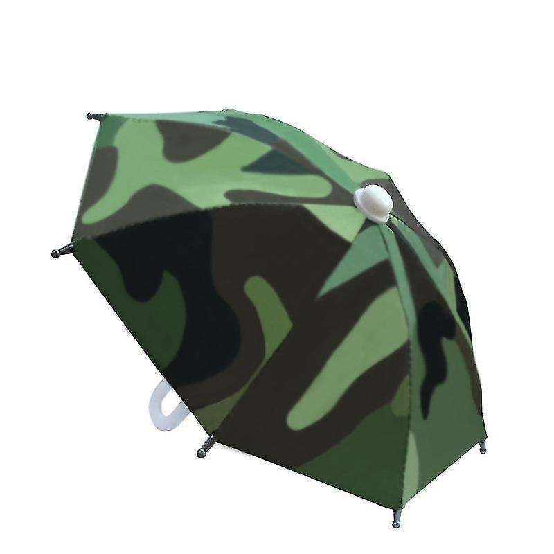 Mini Sunshade Umbrella Motorcycle Phone Holder Umbrella Decorative A