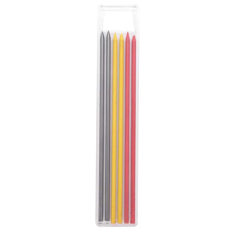 Refill,6 Sticks,long Nostril Auto Pencil Marking Tool,for Carpenter A
