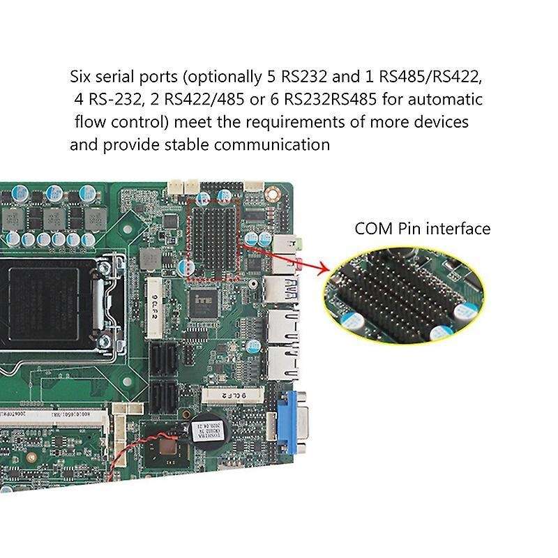 Dual Network Port Desktop Computer Itx Industrial Control Motherboard