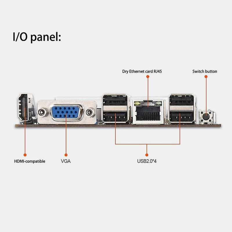 Miner Motherboard Btc-t37 with Cpu Group 8 Gpu Slot Power Cord Ddr3