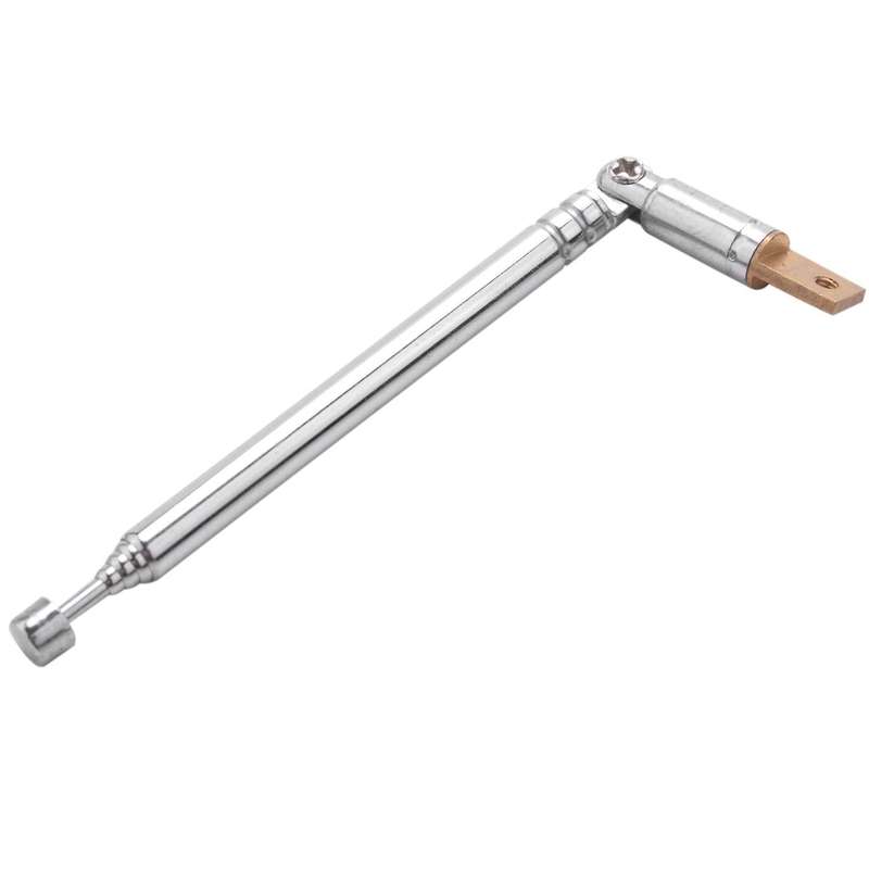 Replacement 25.4cm 10" 5 Sections Telescopic Antenna Aerial for Radio Tv