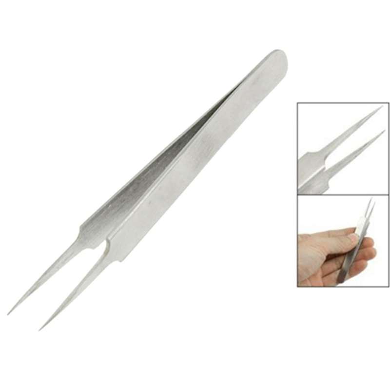 2 Pack Ceramic Tweezers Non-conductive Anti-static