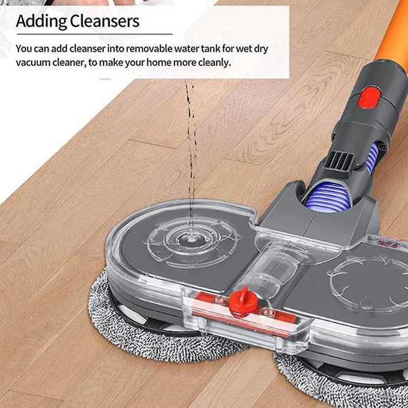 Electric Wet Dry Mopping Head for Dyson V7 V8 V10 V11 Head Mop Pads
