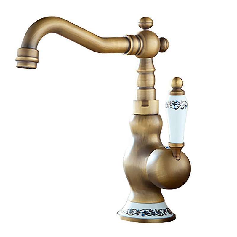 360 Degree Swivel Spout Basin Mixer Tap Kitchen Faucet 23cm