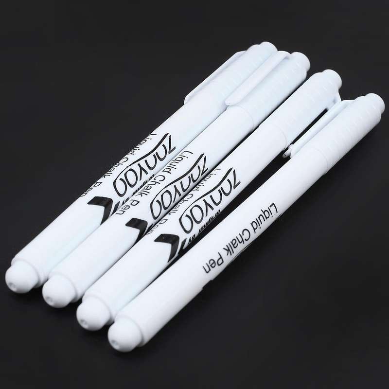 10pc Liquid Chalk Pen Marker for Glass Chalkboard Blackboard White