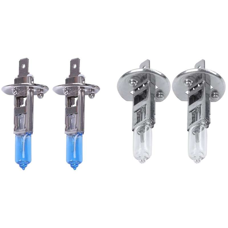 2pcs 55w H1 White Halogen High Beam Headlight Bulb