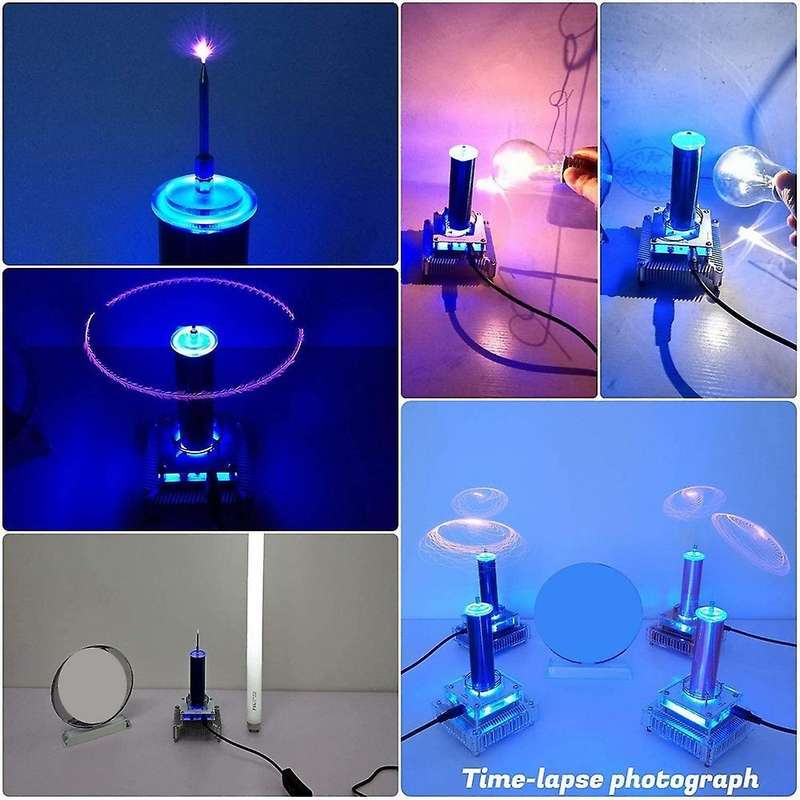 Music Tesla Coil Wireless Transmission Experiment Model Toy, Us Plug