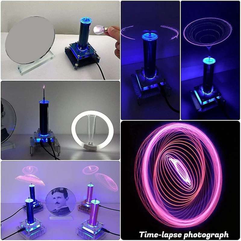 Music Tesla Coil Wireless Transmission Experiment Model Toy, Us Plug