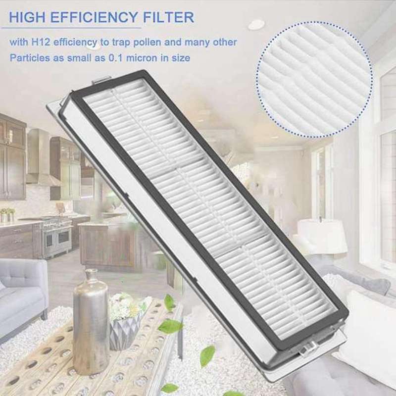 5pcs for Xiaomi Dreame W10 Robot Vacuum Filter Main Side Brush Mop