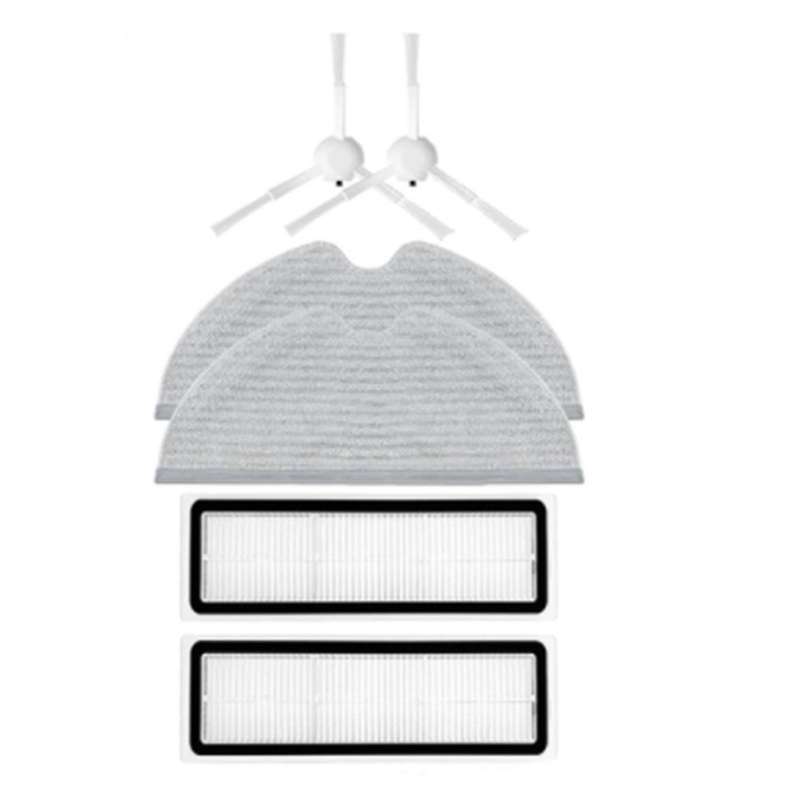 Side Brush Mop Rag Hepa Filter for Xiaomi Dreame Bot D9 Max Robotic