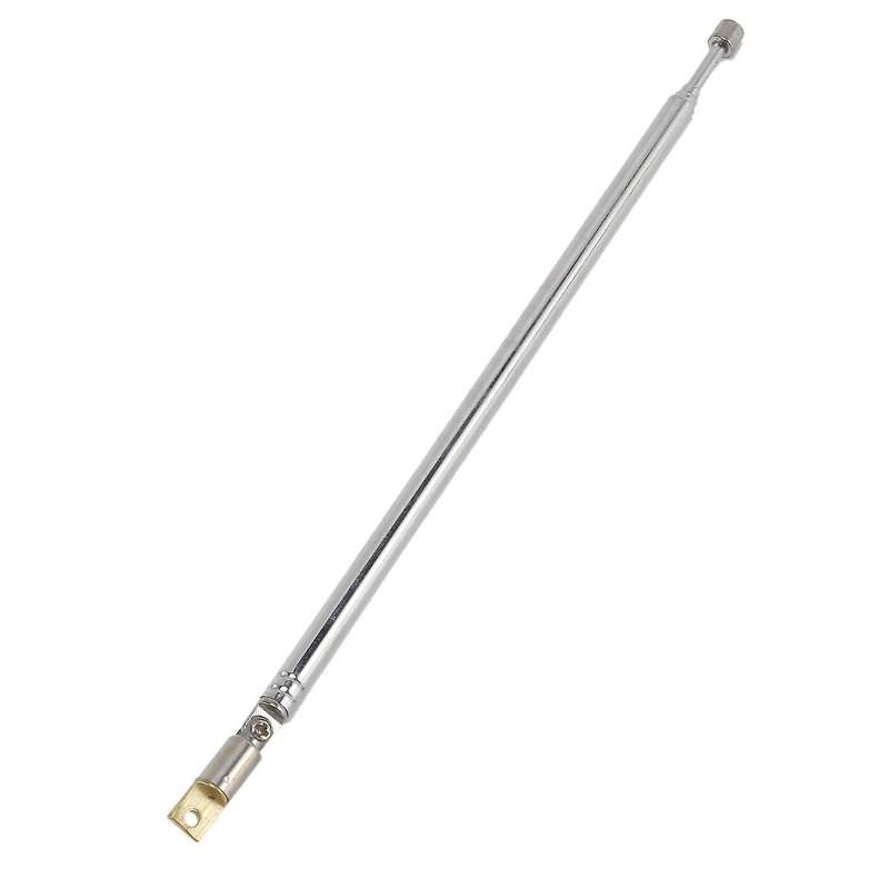 Pair 62.5cm 4 Section Telescopic Am Fm Radio Universal Antenna