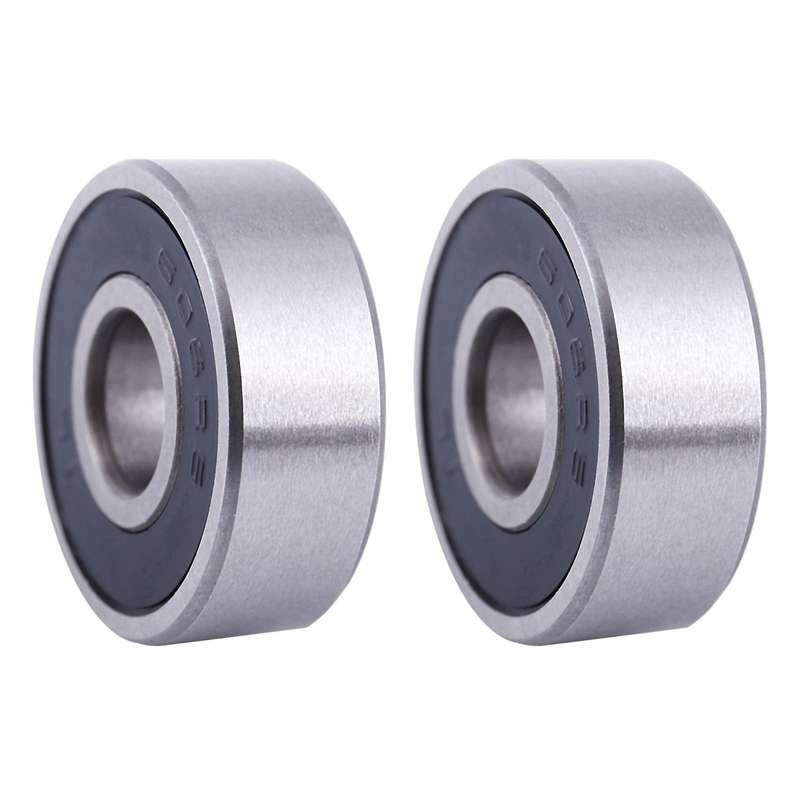 606-2rs Versiegelte Lager 6 Mm X 17 Mm X 6mm Schwarz - Silber Ton