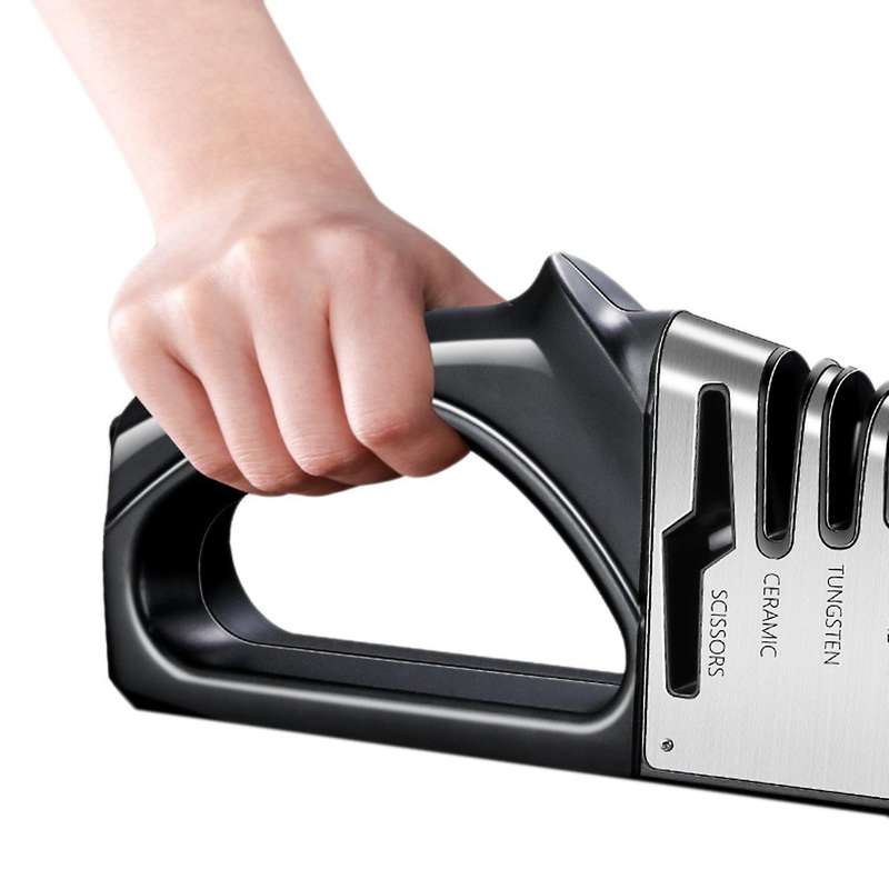 Sharpener,4 Stage Knife Sharpener,4-in-1 Knife and Scissors