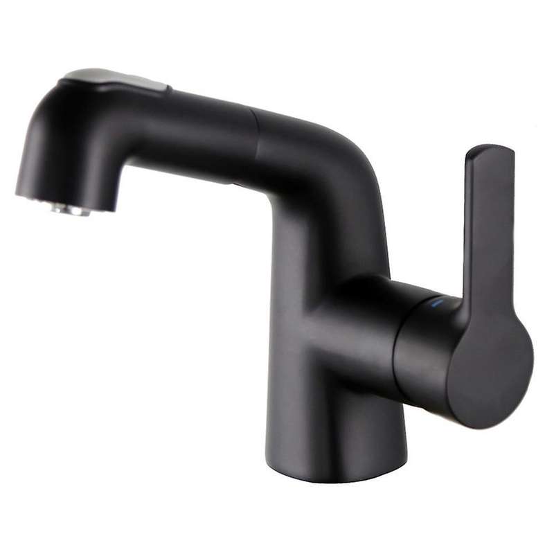 Basin Faucet 2 Modes Pull Down Spray Head for Bathroom Sink Bar