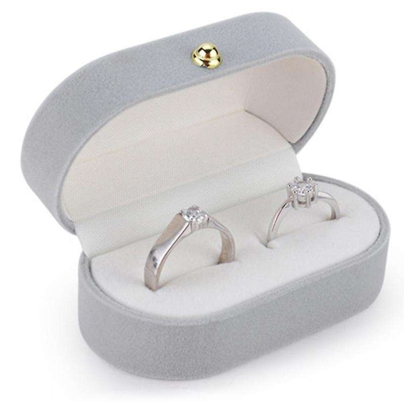 Velvet Silk Pair Ring Box Wedding Ring Box Single Ring Box Wedding A