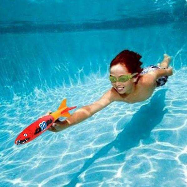 4pcs Summer Swimming Pool Diving Diving Throwing Torpedo Toys