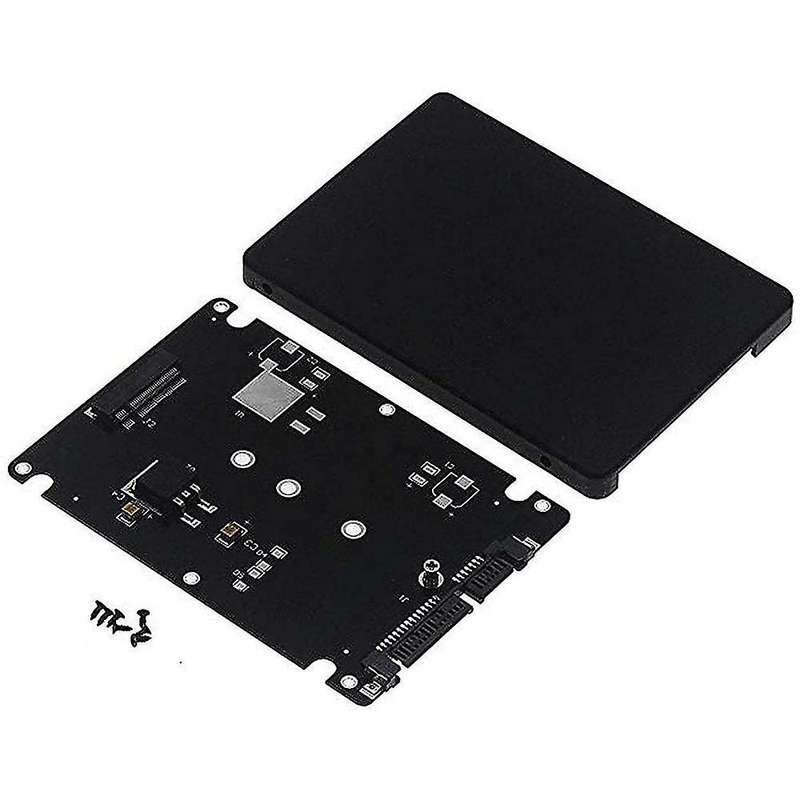 M.2 Ngff to 2.5 Inch Sata Ssd/msata to Sata Adapter Card Case