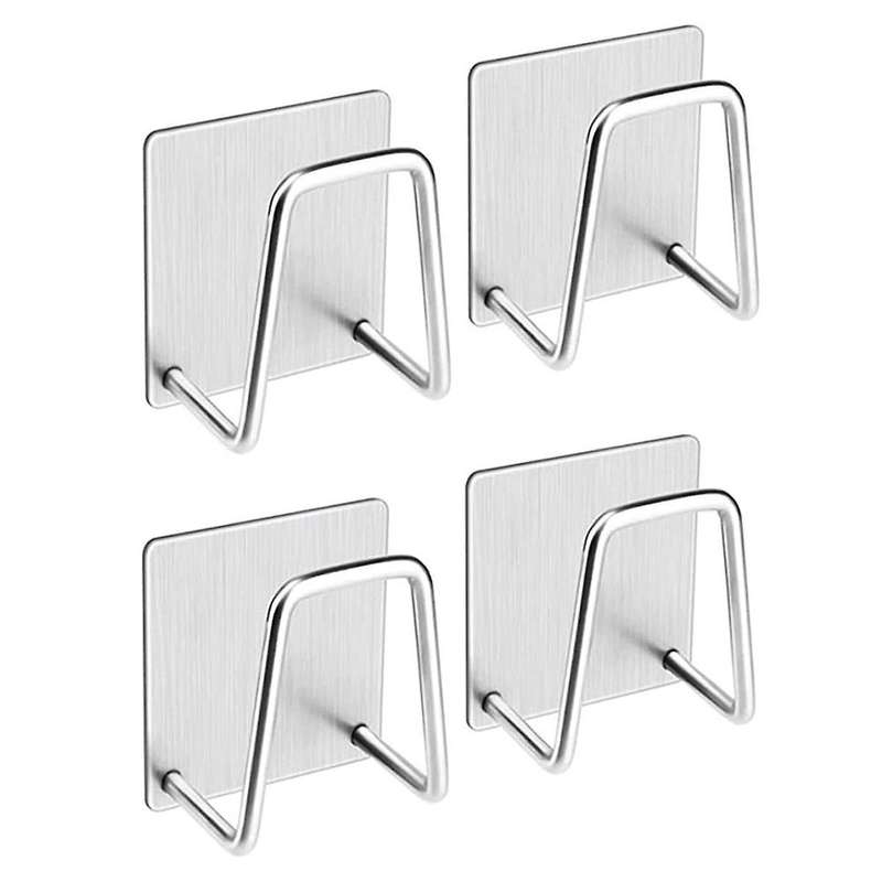 4 Non-perforated Sponge Drain Ball Rag Storage Rack Sink Rack Rack