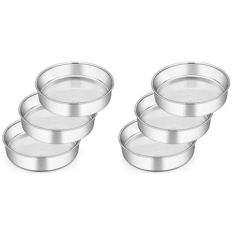 Round Cake Tin for Baking,set Of 6,cake Bakeware Set(detachable Base)