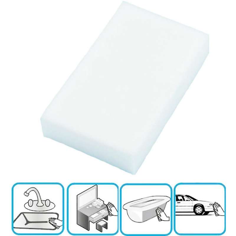 20pcs Magic Multi Sponge 10cmx6cmx2cm(white)