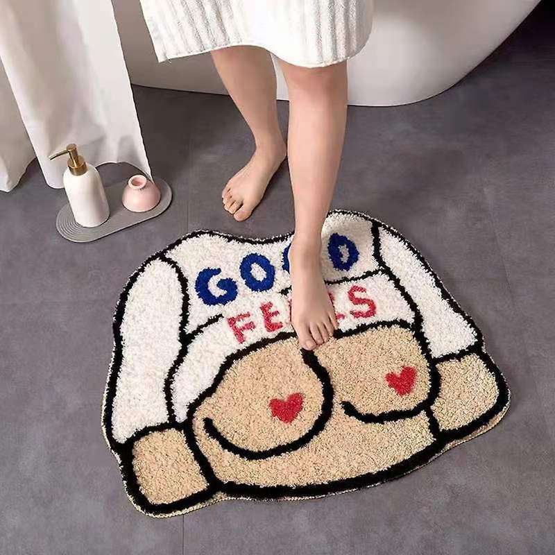 Modern Living Room Carpet Imitation Cashmere Absorbent Carpet A