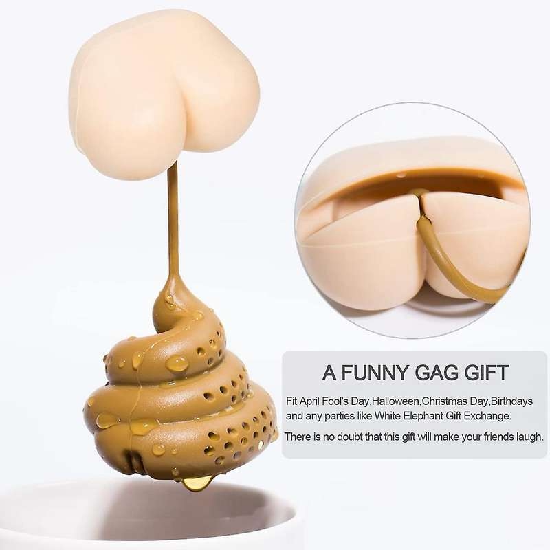 Funny Gag Gifts Silicone Tea Infusers for Christmas Father's Day