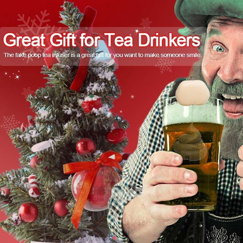 Funny Gag Gifts Silicone Tea Infusers for Christmas Father's Day