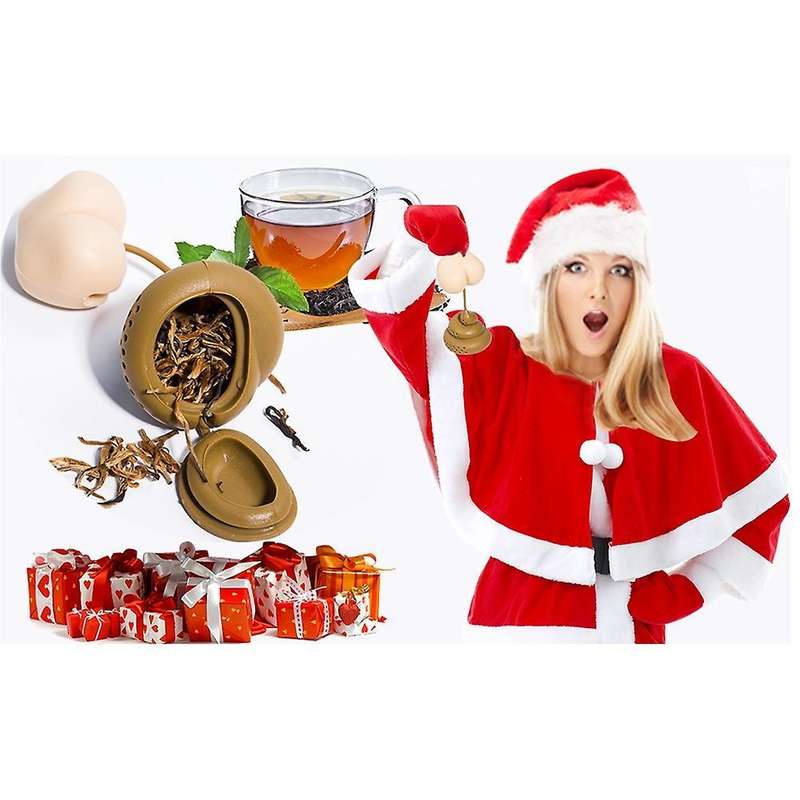Funny Gag Gifts Silicone Tea Infusers for Christmas Father's Day