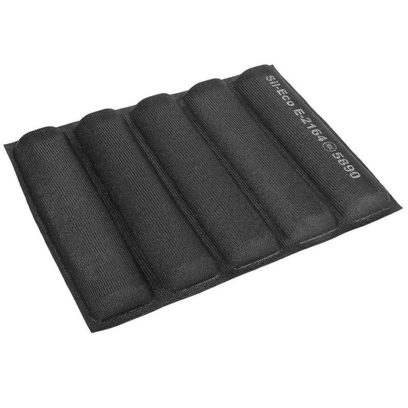 10x Silicone Tray Pan Reusable Non-stick Hot Dog Bread Molds