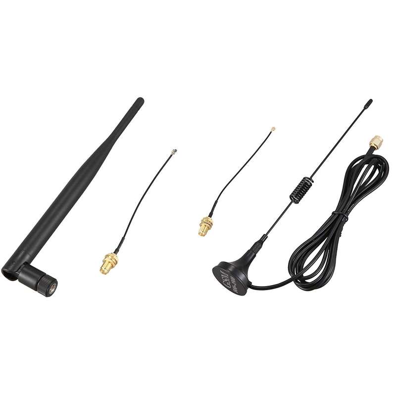 900-1800mhz Antenna 5dbi Gsm Rp-sma Plug Rubber +cable Extension