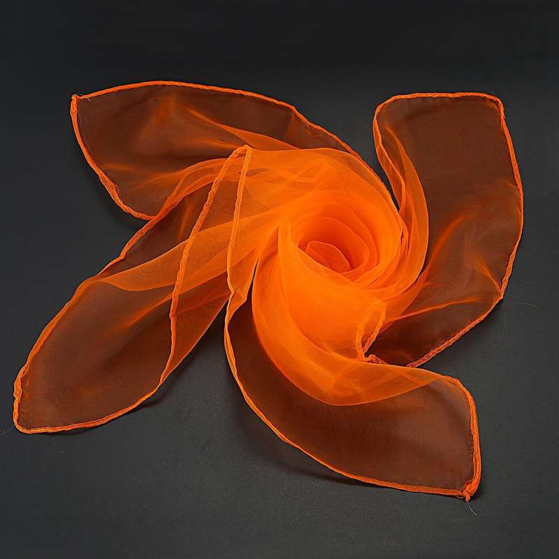 Plain Chiffon Neck Scarf Head Scarves 70 Cm X 70cm (sapphire)