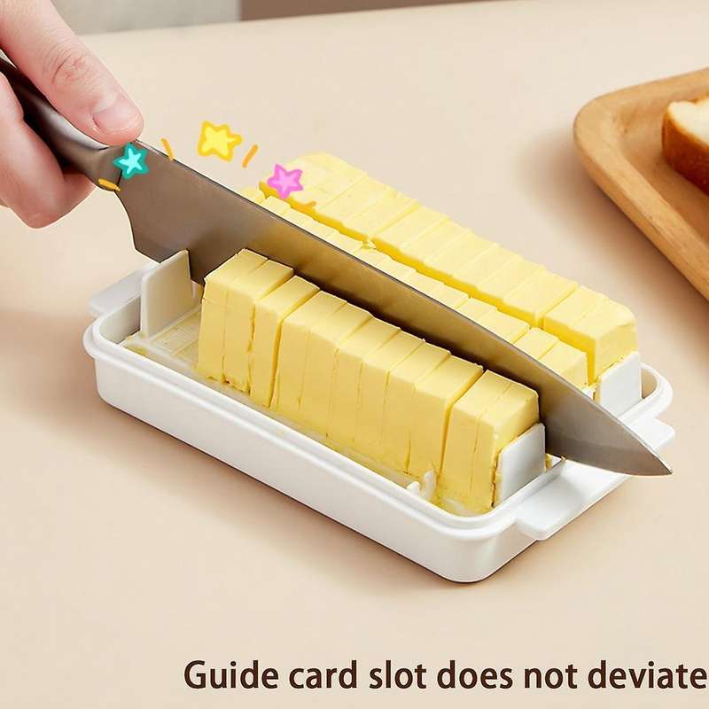 Butter Cutting Storage Box Butter Dish Cutter 1