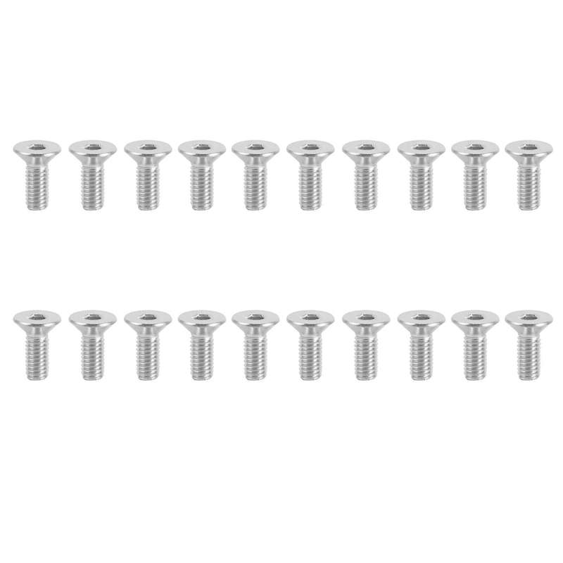 M6 X 16mm Metric Hex Socket Countersunk Flat Head Screw Bolts 20pcs