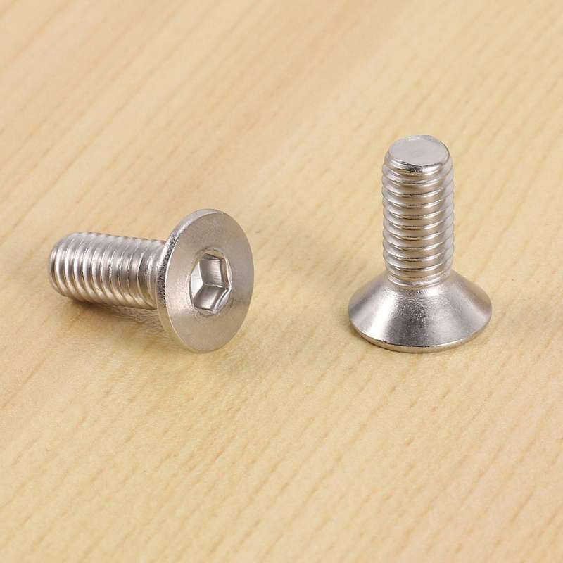 M6 X 16mm Metric Hex Socket Countersunk Flat Head Screw Bolts 20pcs