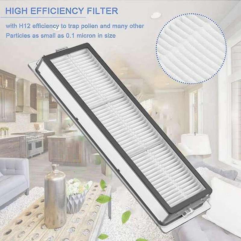 8pcs for Xiaomi Dreame W10 Robot Main Brush Filter Mop Cloth Kit