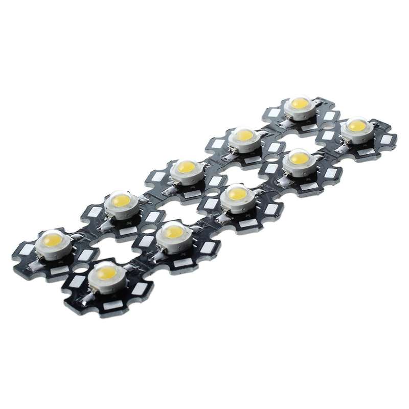 10 Pieces 3w High Power Warm White Led Light Lamp Bulbs