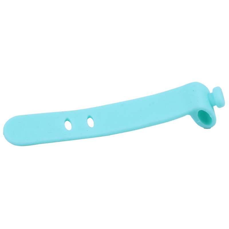 4pcs Silicone Strap Earphone Storage Tape Power Line Cable Green