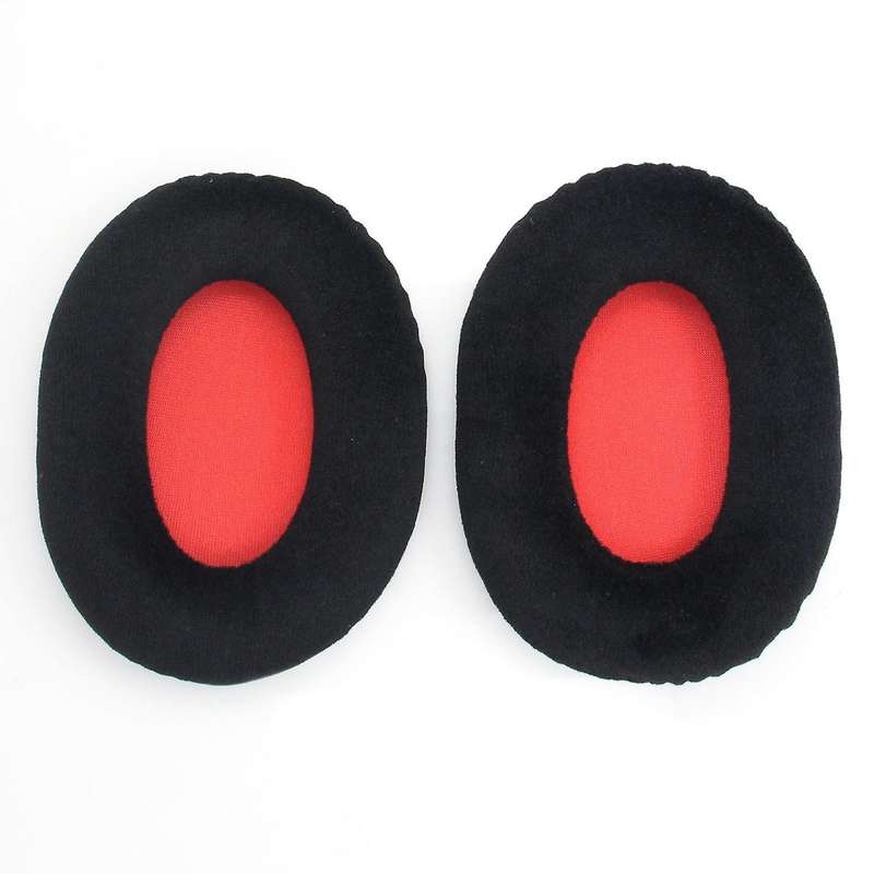Earpads Cushion for Kingston Hscd Khx-hscp Hyperx Black+red