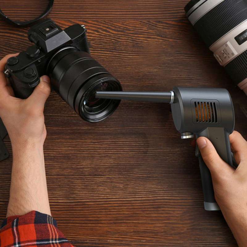 Wireless Charging Handheld Dust Blower Portable 40000 Rpm 6000 Mah