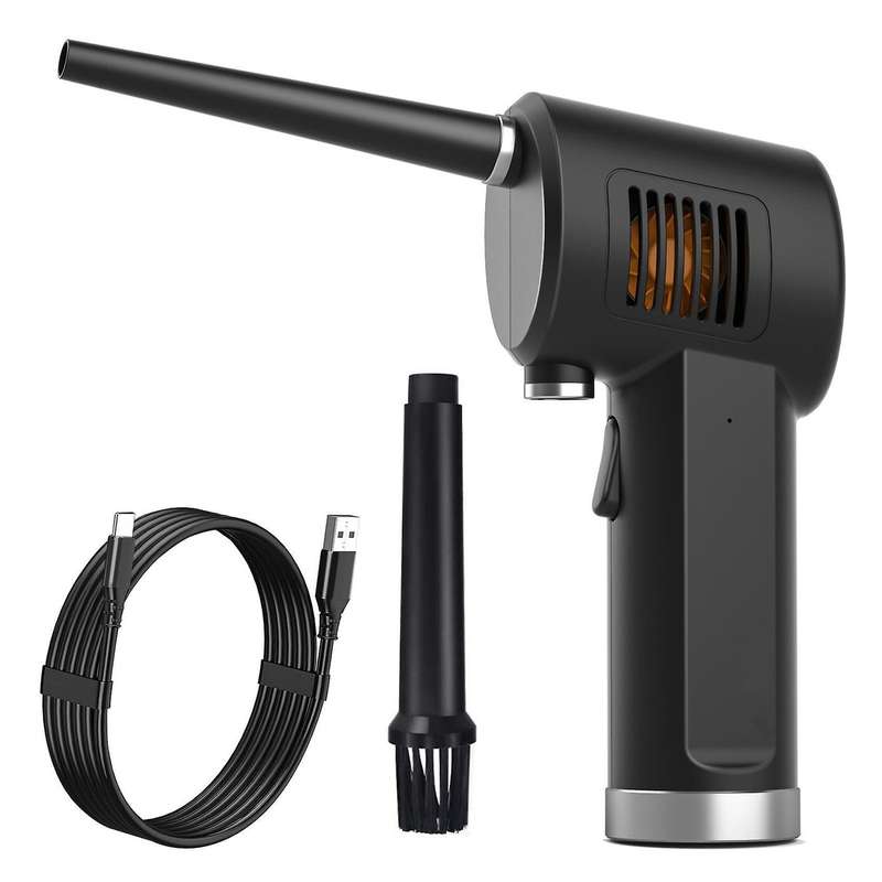 Wireless Charging Handheld Dust Blower Portable 40000 Rpm 6000 Mah