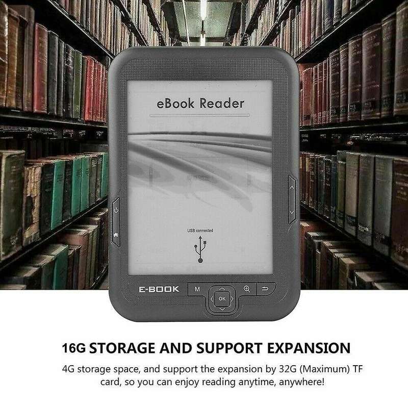 6 Inch 16gb Ebook Reader E-ink Capacitive E Book Light Eink Screen