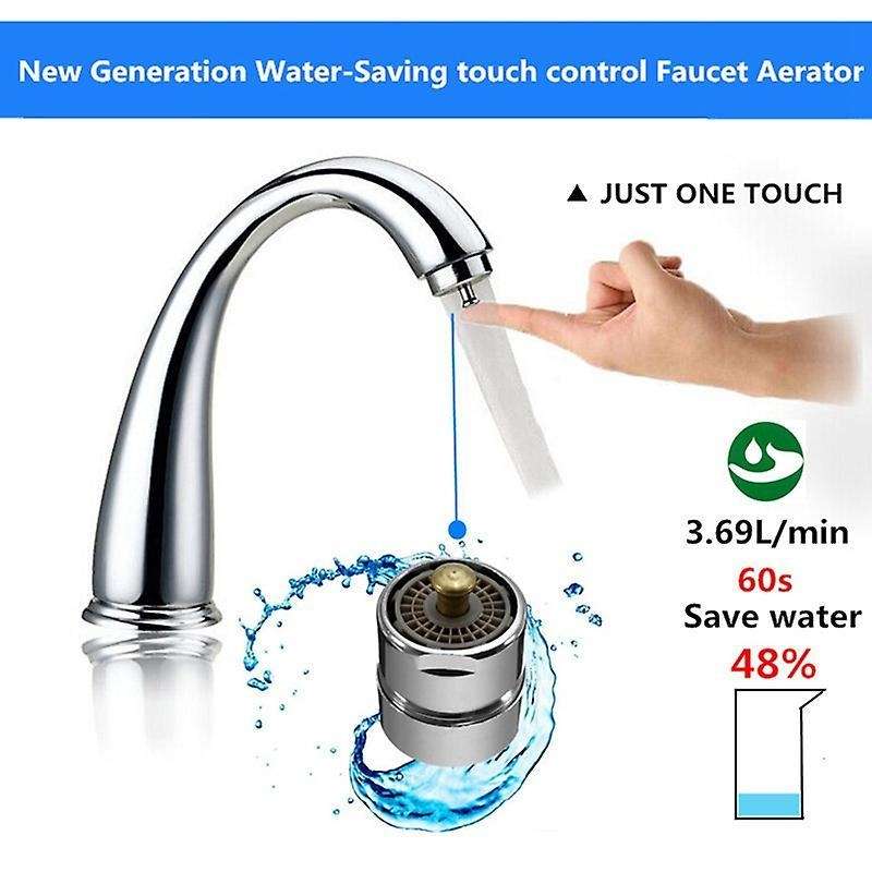 Brass One Contact Control Faucet Valve 23.6 22mm Bubbler Purifier
