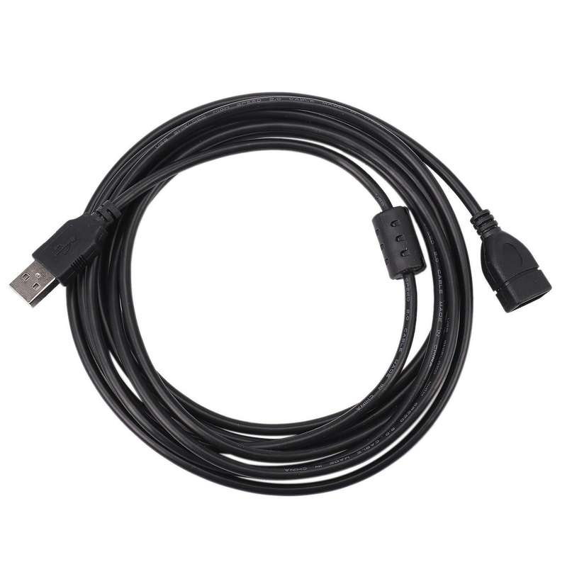 Usb Data Cable 2.0 A Male to A Female for Computer 5 M Black