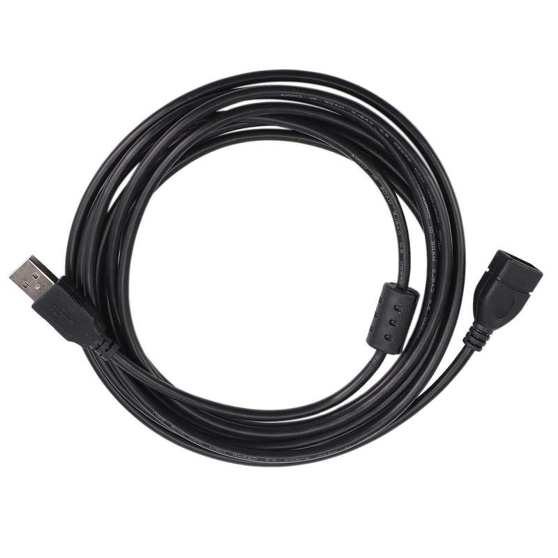 Usb Data Cable 2.0 A Male to A Female for Computer 5 M Black