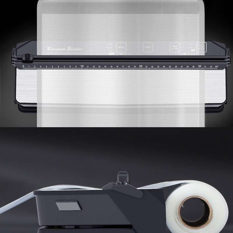 30cm Sealer Machine with 15pcs Sealer Bags for Dry Moist Food Us Plug