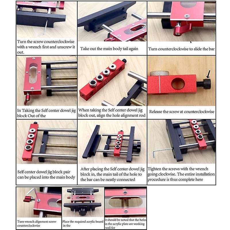 2 In 1 Mortise Tenon Jig Pocket Hole Jig Woodworking Self Center