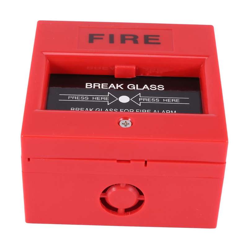 Ac 250v/12v Dc 12v Resettable Manual Call Point Fire Alarm Pull Station