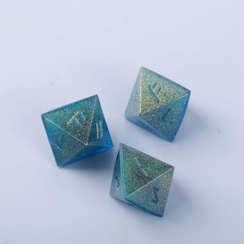 Diy Divination Pad Astrology Compass Silicone Mold (3 Rune Dice)
