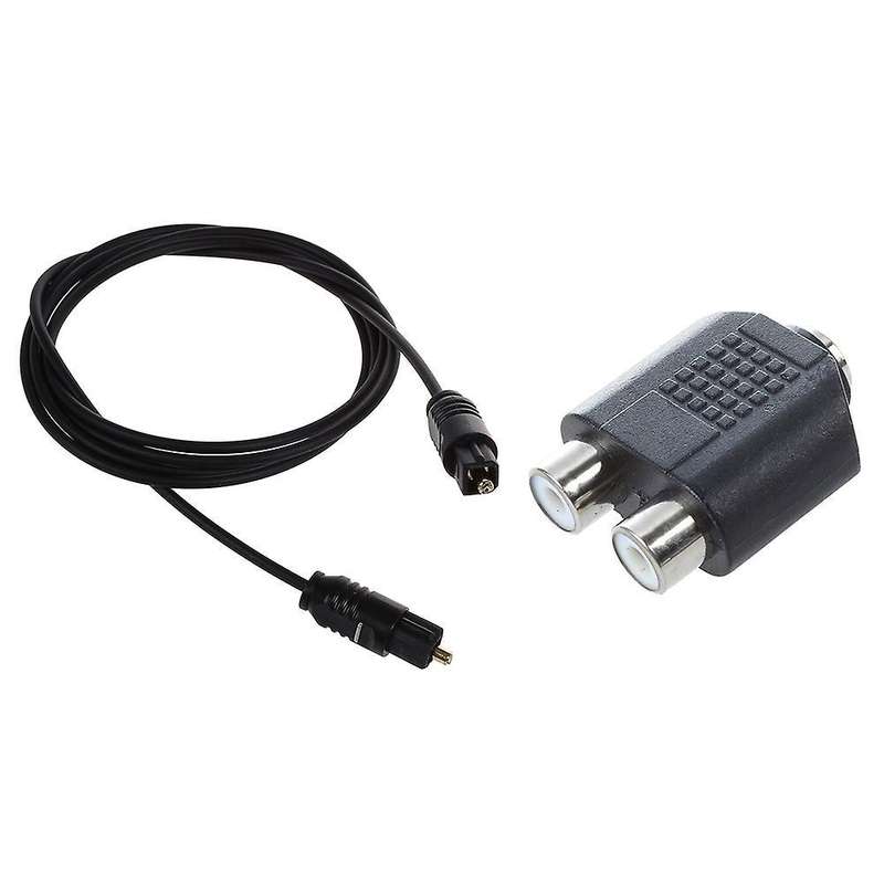 3.5mm Female Jack to Dual Rca Female Phono Adapter Connector