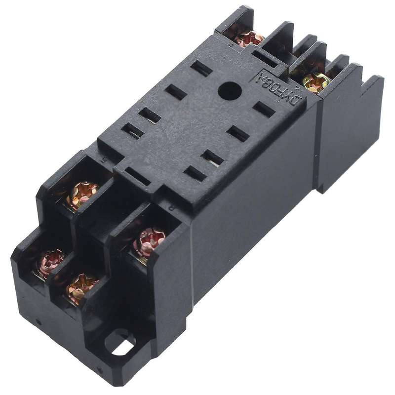 My2nj Model Dpdt 24vdc Coil 8 Pin 35mm Din Rail Power Relay & Socket